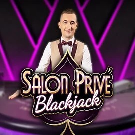 Blackjack Salon Privé slot logo by Ezugi at DublinBet Casino