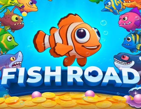 Logo of Fish Road from InOut at DublinBet Casino