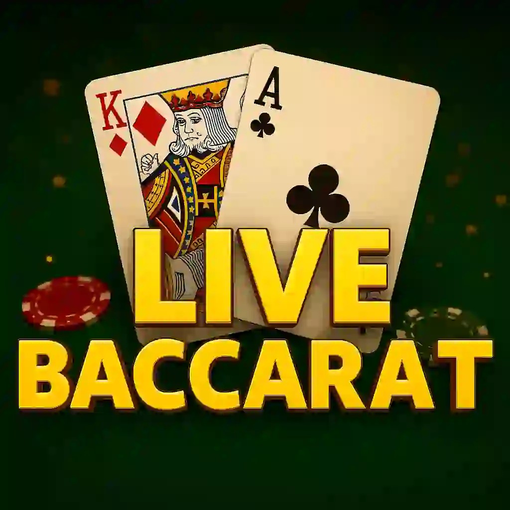 Live Baccarat slot logo by Pragmatic Live at DublinBet CasinoLive Baccarat