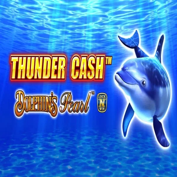 Thunder Cash Dolphins Pearl by Novomatic, showcased at dublinbetcasino.eu – game logo